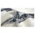 Textile Indo-Napalese Modern Faye Wool & Silk 9x12 Light Grey & Black Handmade Area Rug #1144023 For Sale - Image 7 of 8