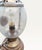 Vintage Revival French Brass, Glass and Wood Hurricane Table Lamp, 1960s For Sale - Image 10 of 18