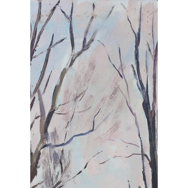 Realism Impressionist Forest Oil Painting, Ukrainian Art, 1970s 50-34 For Sale - Image 3 of 6
