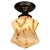 This Art Deco flush mount was designed any manufactured in Germany in the 1930s. The light features a sculptural marbled...