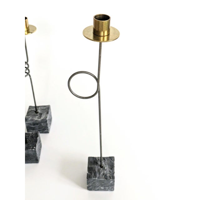 Kräsen Candleholders attributed to Ehlén Johansson for Ikea, 1980s, Set of 3 For Sale - Image 10 of 14
