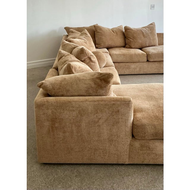Vintage Kreiss Boucle Chenille Sectional Sofa For Sale - Image 9 of 12
