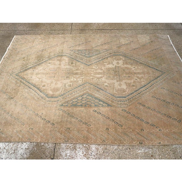 Galerie Shabab Collection Mid-20th Century Persian Afshar Accent Rug For Sale In New York - Image 6 of 10