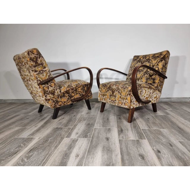 Art Deco Armchair by Jindrich Halabala For Sale - Image 10 of 10