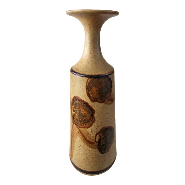 Mid Century Earthenwaree Vase For Sale