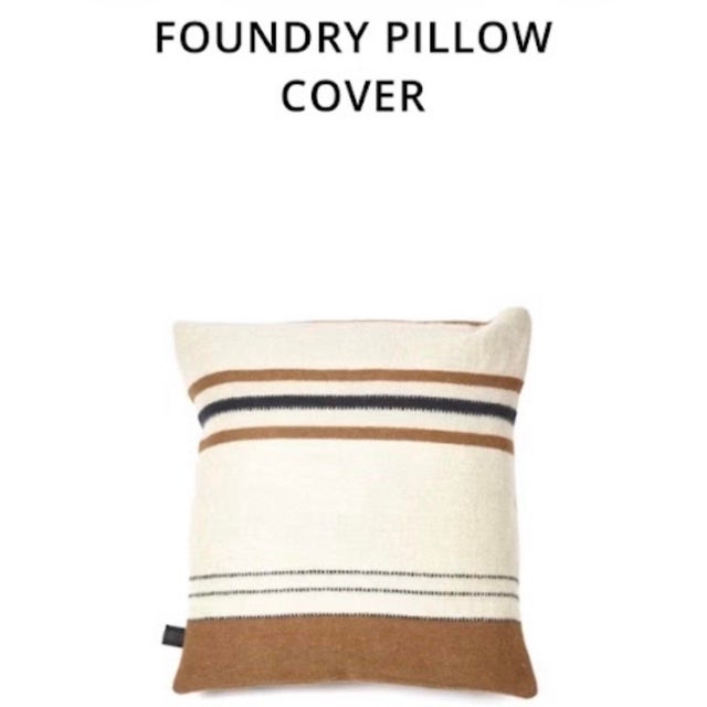 Contemporary Pair of Luxury Libeco Belgian Linen & Wool 27” Euro Pillows With Rh Inserts For Sale - Image 3 of 9