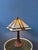 Vintage Table Lamp in Stained Glass For Sale - Image 4 of 11