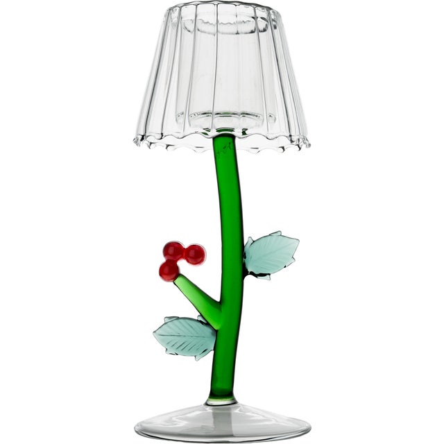 These playful mouth-blown tealights are nature inspired. Pick your favorites for your next alfresco gathering....