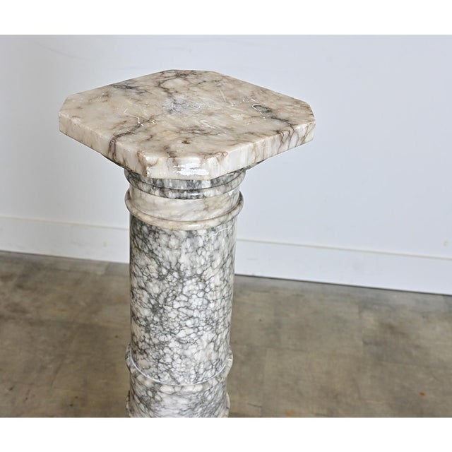 French French 19th Century Marble Column Pedestal For Sale - Image 3 of 14
