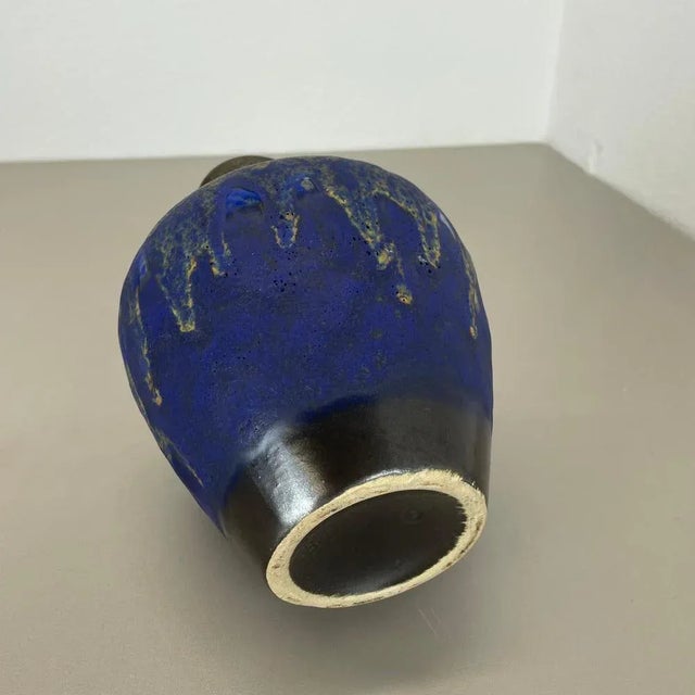 Fat Lava Glazed Vase from Es Keramik, WGP, Germany, 1970s For Sale - Image 17 of 18