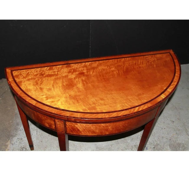 18th Century George III Satinwood Game Table For Sale In New York - Image 6 of 10
