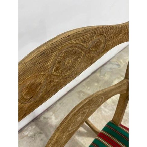 1960s Henning Kjaernulf Oak Scandinavian Rocking Chair For Sale - Image 5 of 9