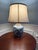 Vintage Blue & White Crackle Glaze Ginger Jar Table Lamp With Shade For Sale - Image 4 of 9