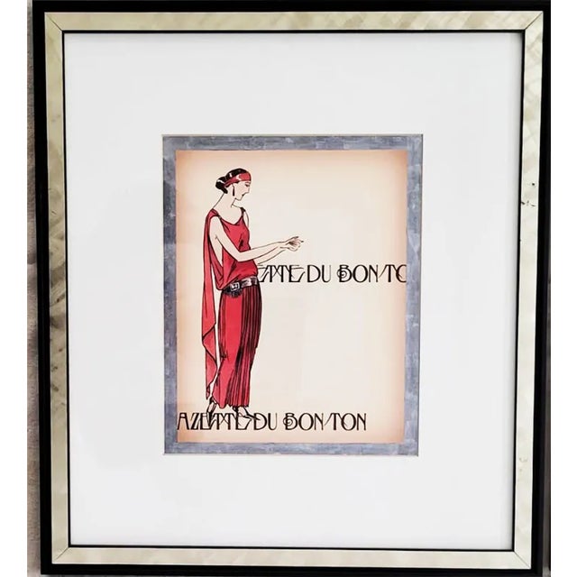 Whether you want to create a gallery wall or just spread these coordinating 1920's French fashion pictures around to...