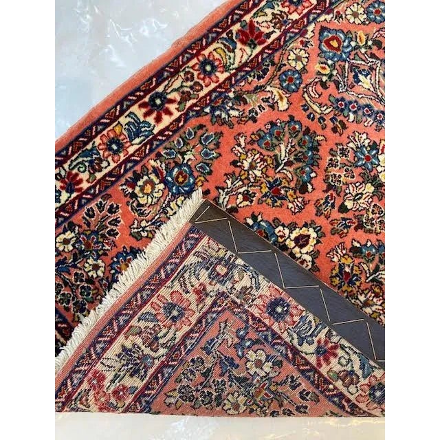 1970s Vintage Persian Sarouk Rug For Sale In New York - Image 6 of 8