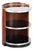 Side Table with Black Glass Tops from Schuitema For Sale