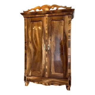 Biedermeier Wardrobe or Hall Cabinet For Sale