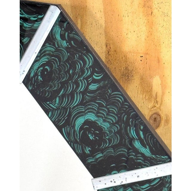Modern Églomise Malachite Octagonal Mirror For Sale - Image 13 of 18