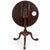 Queen Anne Rare English Queen Anne Antique Miniature Salesman Sample Tilt-Top Table For Sale - Image 3 of 16