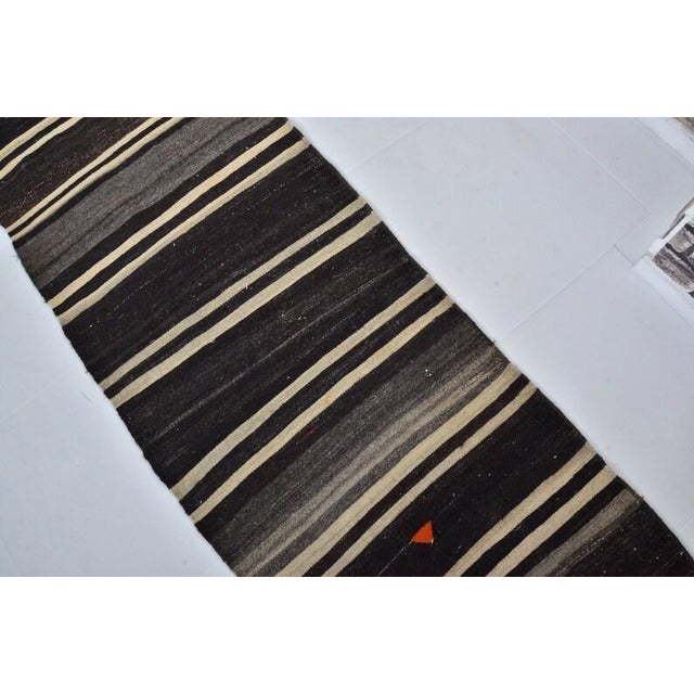 Textile Vintage Natural Vintage Kilim Runner For Sale - Image 7 of 9