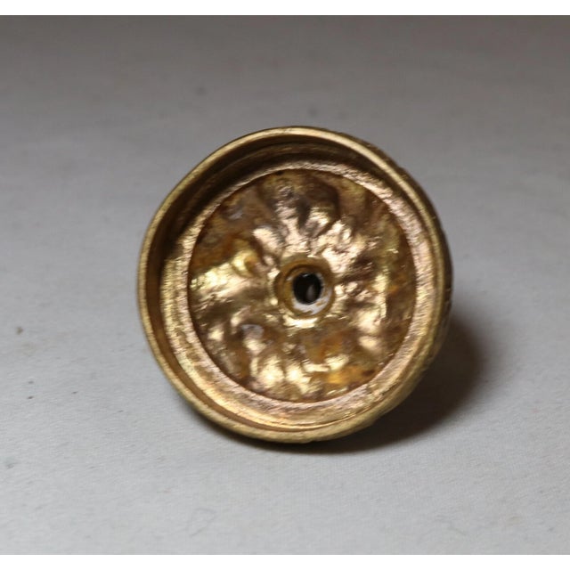 Rare Antique 1800's Antique Gilt Bronze Perfume Bottle Pomander Vinaigrette Jar For Sale - Image 10 of 12