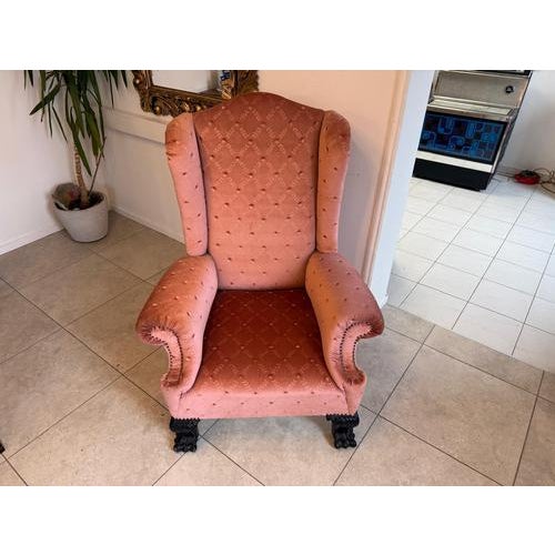 Historicism Wingback Armchair, 1880s For Sale - Image 3 of 13