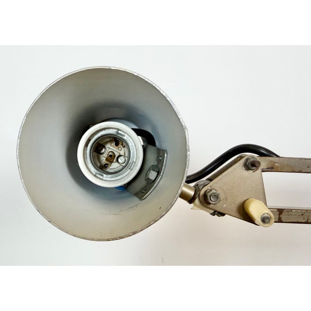 Brown Vintage Brown Adjustable Architect Table Lamp, 1960s For Sale - Image 8 of 18