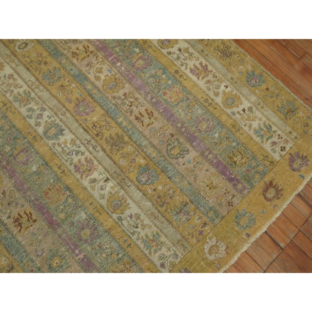 Square Antique Turkish Rug, 9'9'' X 10'5'' For Sale - Image 4 of 13