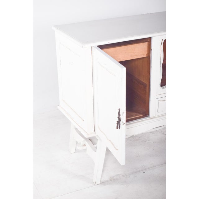 Vintage European White Painted Sideboard, 1920s For Sale - Image 13 of 15