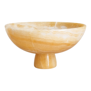 Handcrafted Onyx Marble Bowl 10x10x5 | Natural Decorative Bowl