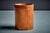 Paper Basket in Cognac Leather with White Stitching, Denmark, 1960s For Sale - Image 3 of 10