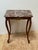 French Antique French Louis XV Rouge Griotte Marble Top Accent Table For Sale - Image 3 of 12