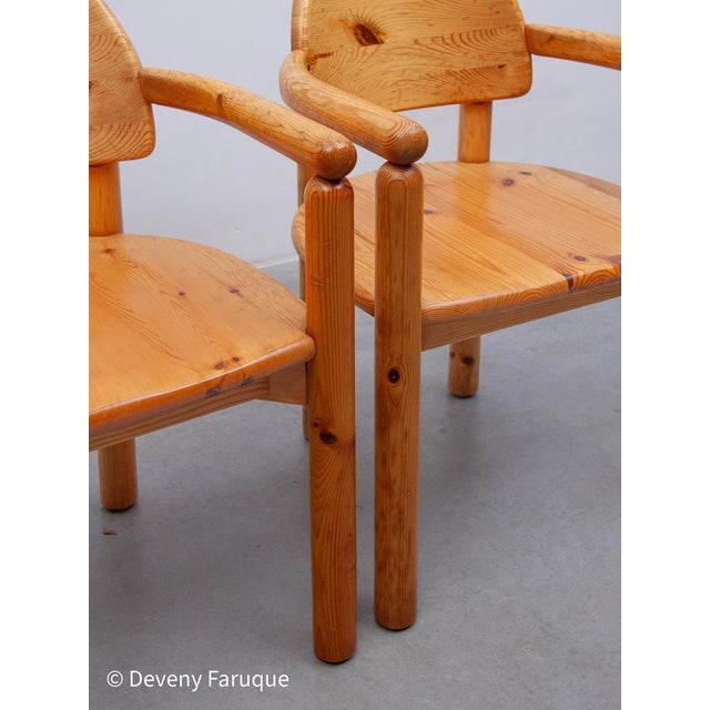 Set of Pine Armchairs attributed to Rainer Daumiller for Hirtshals, 1970s For Sale - Image 11 of 16
