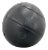 Vintage Black Leather Medicine Ball by Gala, 1930s For Sale