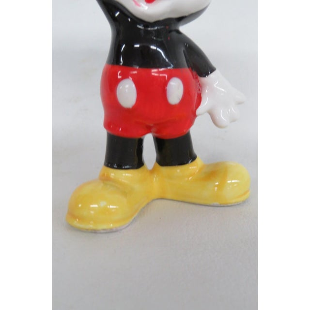 Ceramic Mickey Mouse Figurine Made in Japan for Walt Disney Productions 4833b For Sale - Image 16 of 16
