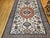 Vintage Persian Ardabil Rug, Hand-Knotted Wool, Geometric Pattern, Ivory & Brick, 8x11 For Sale - Image 16 of 16