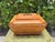 Vintage 13” Leather Decorative Box With Gilt Tooling For Sale - Image 9 of 12