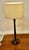1920s Tall Turned Dark Wood Table Lamp, 1920s For Sale - Image 5 of 8