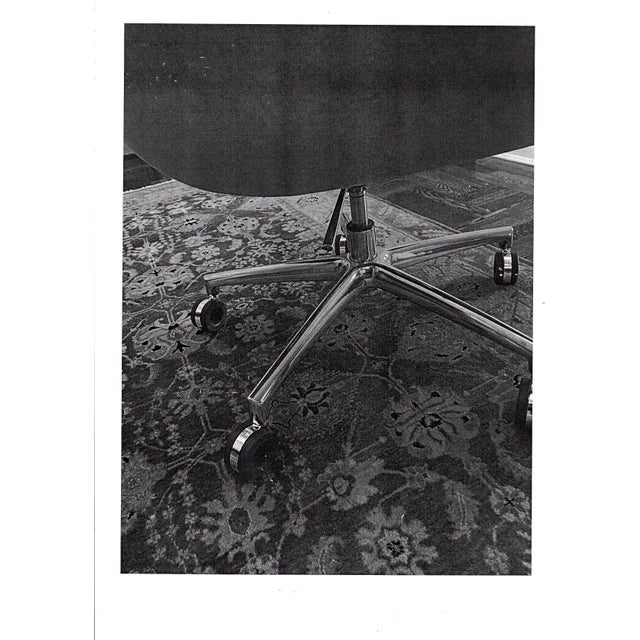 Roche Bobois Roche Bobois Adjustable Height Upholstered Desk Armchair For Sale - Image 4 of 5