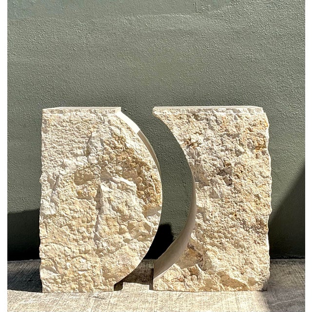 Vintage Italian Tessellated Stone Dining Table Pedestal For Sale In West Palm - Image 6 of 12