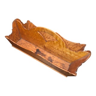 Antique Birdseye Maple Cutlery Tray For Sale