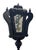1990s Vintage Black Cast Iron Floor - Standing Street-Style Lanterns - a Pair For Sale - Image 5 of 12