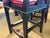 Ebony Vintage CTH Counter Height Wood Bar Stools With Red Leather Seats, Chippendale Styled For Sale - Image 8 of 10
