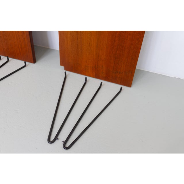 Vintage Danish Wall Mounted Teak Shelving System, 1960s For Sale - Image 16 of 17
