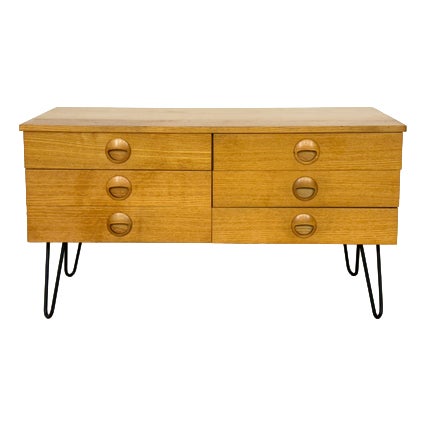 Mid-Century Series 427 Chest of Drawers from Hellerau For Sale