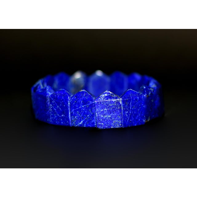 Set Natural Fine Lapis Bracelets Aaaa Grade For Sale In Los Angeles - Image 6 of 11