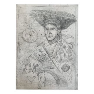 Ewa Kutylak, August, Mezzotint and Drypoint on Paper, 2012 For Sale
