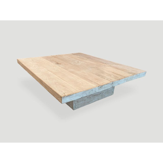 Andrianna Shamaris Signature St. Barts Teak Wood Coffee Table For Sale - Image 12 of 18