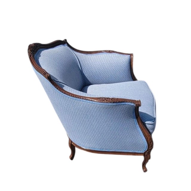 1930 Italian Club Living Room Chair Beachwood For Sale - Image 17 of 18