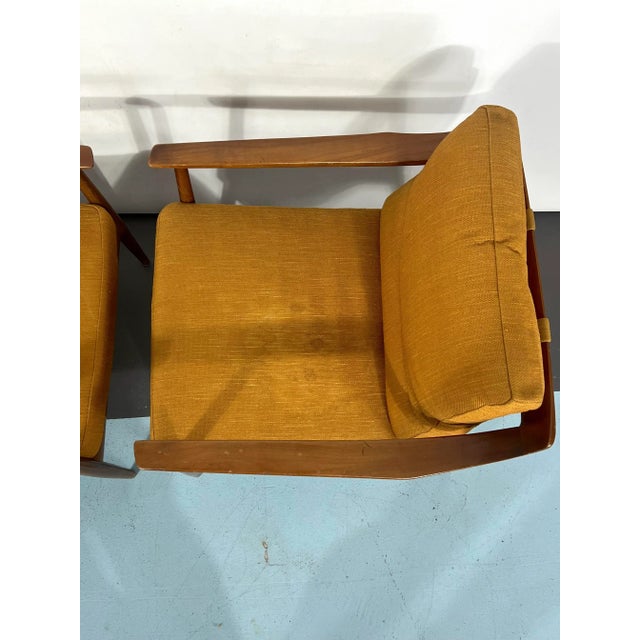 Mid-Century Modern Mid-Century Modern Model 550 Armchairs by Walter Knoll, 1950s, Set of 2 For Sale - Image 3 of 18